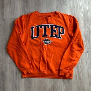 vintage sweatshirt university of el paso texas varsity crewneck